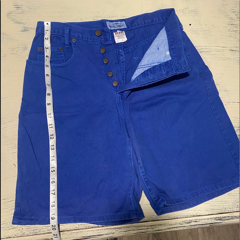 Vintage Guess Bermuda button fly shorts
